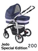 Детская коляска  JEDO FUN-4 (200)2в1  
