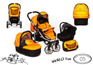 детские коляски VARIO,коляски 3 в 1,коляски универсальные,модульные коляски